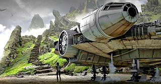 Star Wars VIII, il Millennium Falcon sul set