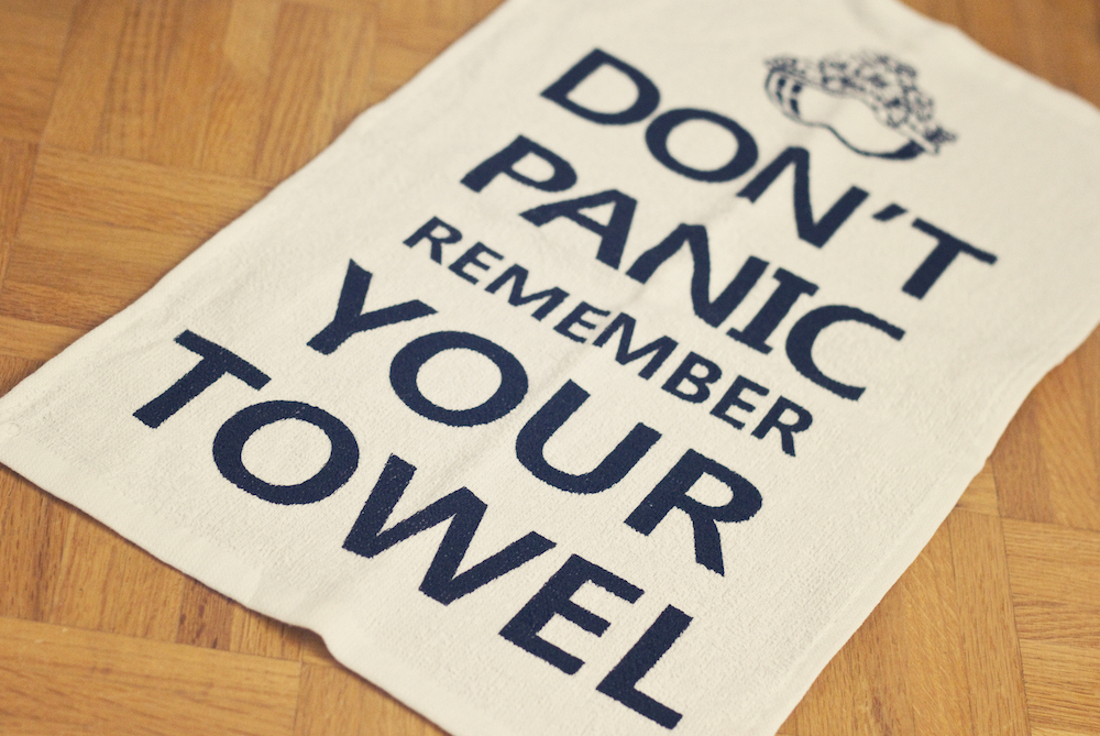 Oggi è il Towel Day!