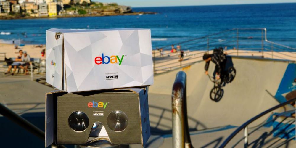 eBay, gli acquisti si fanno in VR
