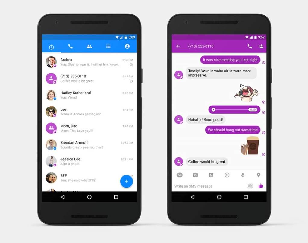Facebook Messenger introduce il supporto agli SMS
