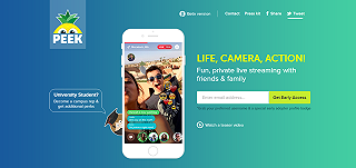 Peek, l’app per il live streaming privato