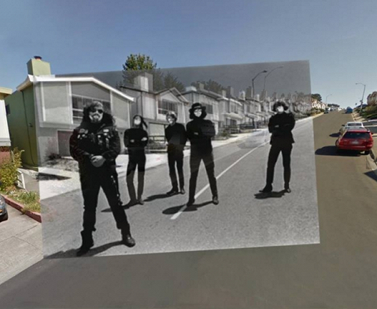 La foto è stata scattata da Bob Seidemann di fronte al 203 di Morton Drive nel quartiere di Serramonte di Daly CIty, California.
