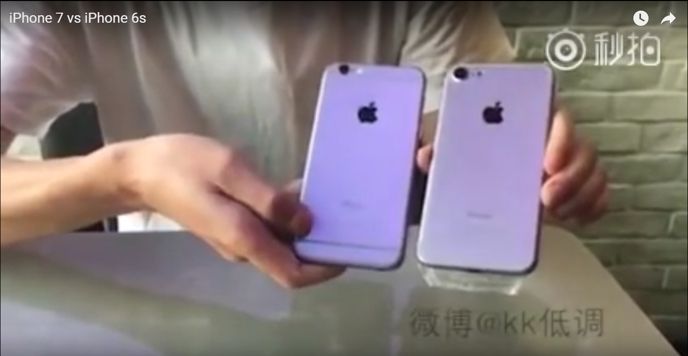 iPhone 7 vs iPhone 6s, il video confronto
