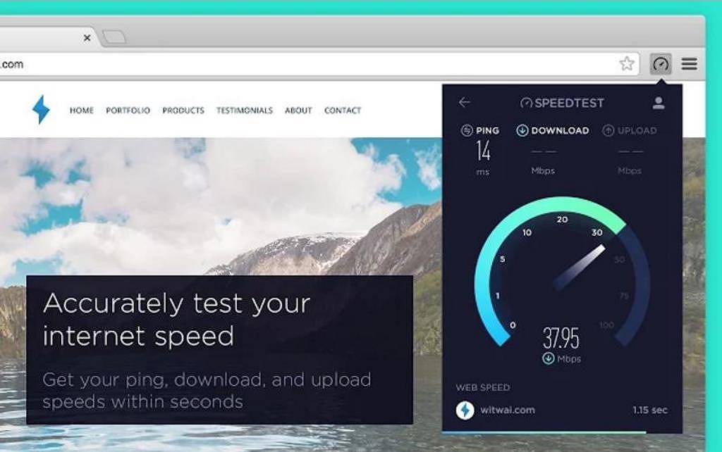 Ookla, speed test direttamente dal browser