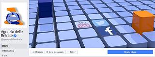 Agenzia delle Entrate: pagina Facebook per dare informazioni