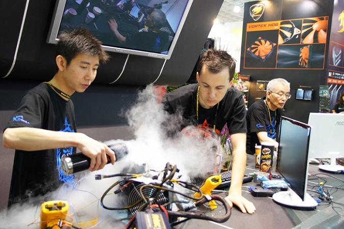 esempio di overclocking estremo sotto azoto