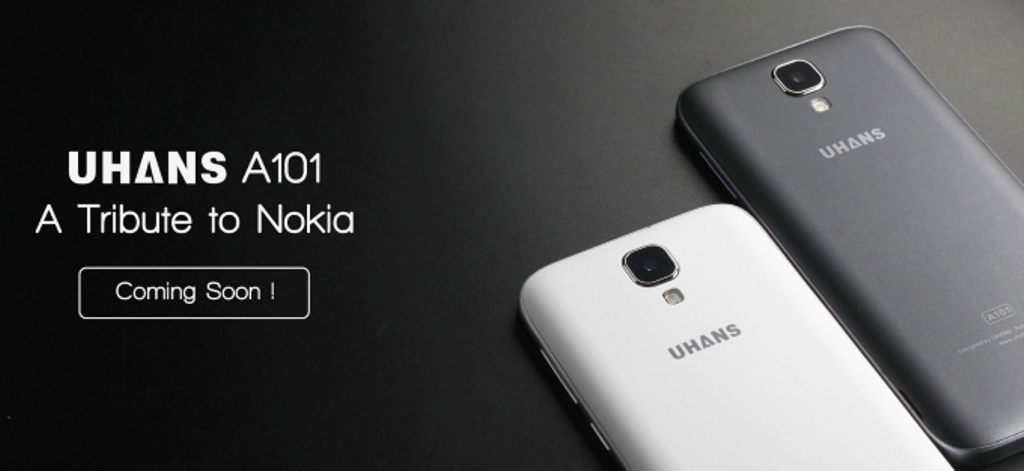 Uhans A101, lo smartphone cinese che si ispira a Nokia