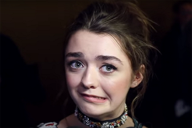 Game of Thrones S07, la reazione di Maisie Williams al nuovo copione