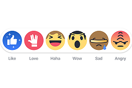 Facebook, reaction a tema Star Trek