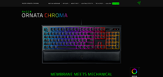 Razer Ornata Chroma, la tastiera a membrana e meccanica