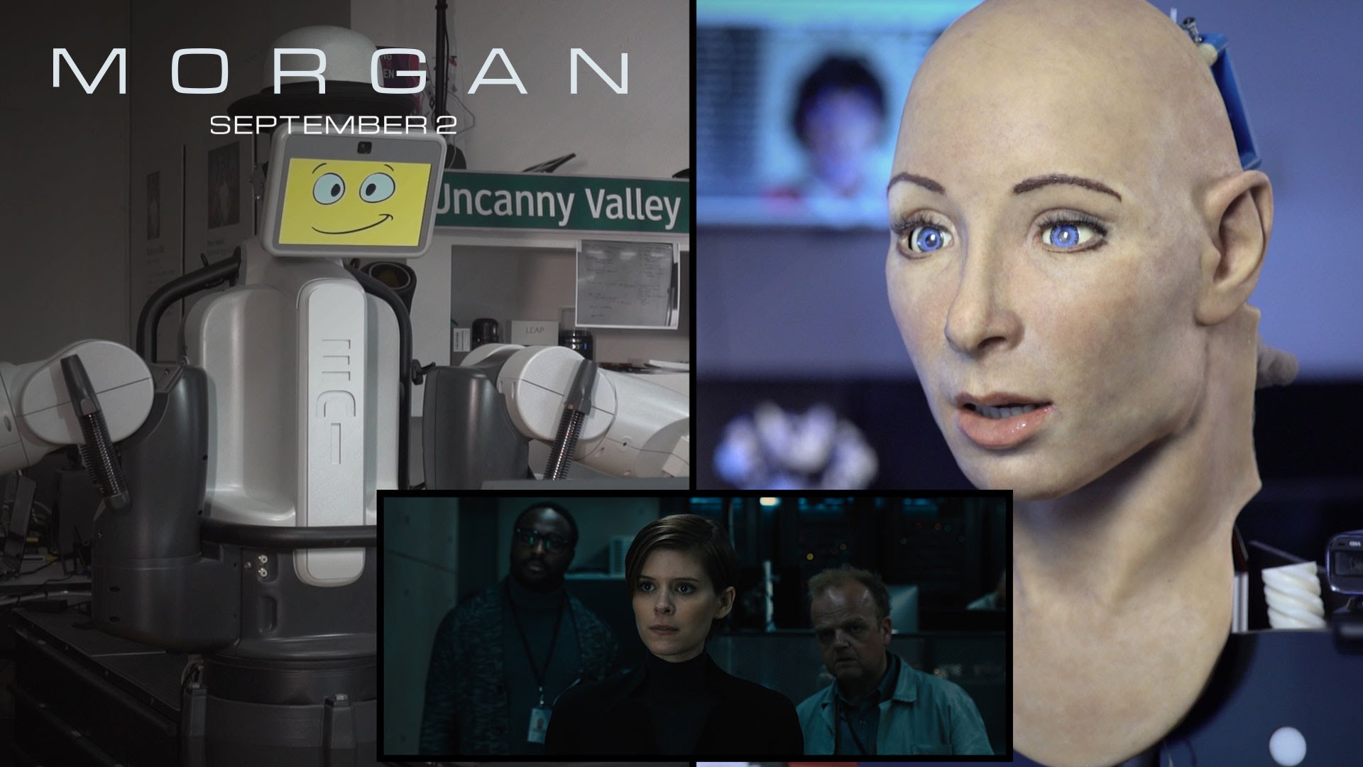 Morgan, reaction video del robot umanoide FACE