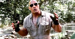 Jumanji 2, Dwayne Johnson disperso nella giungla