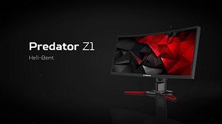 Acer, nuovi monitor per la serie Predator Z1