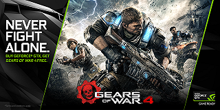 nVIDIA: Gears Of War 4 gratis con nVIDIA GTX 1080 e 1070