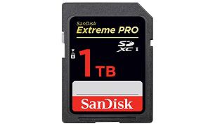 SanDisk, arriva la prima SD da 1TB