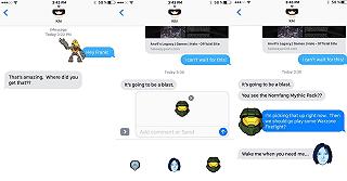 iMessage: arrivano gli sticker di Halo