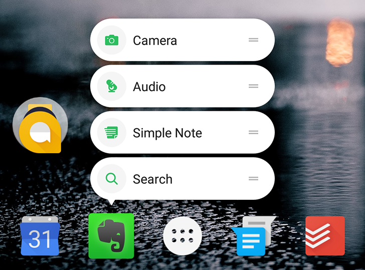 evernote android app tags