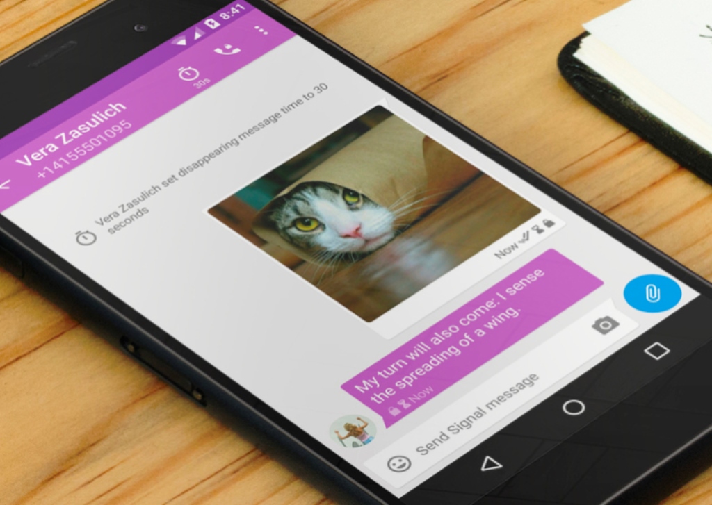 Signal, l'app introduce i messaggi che si autodistruggono