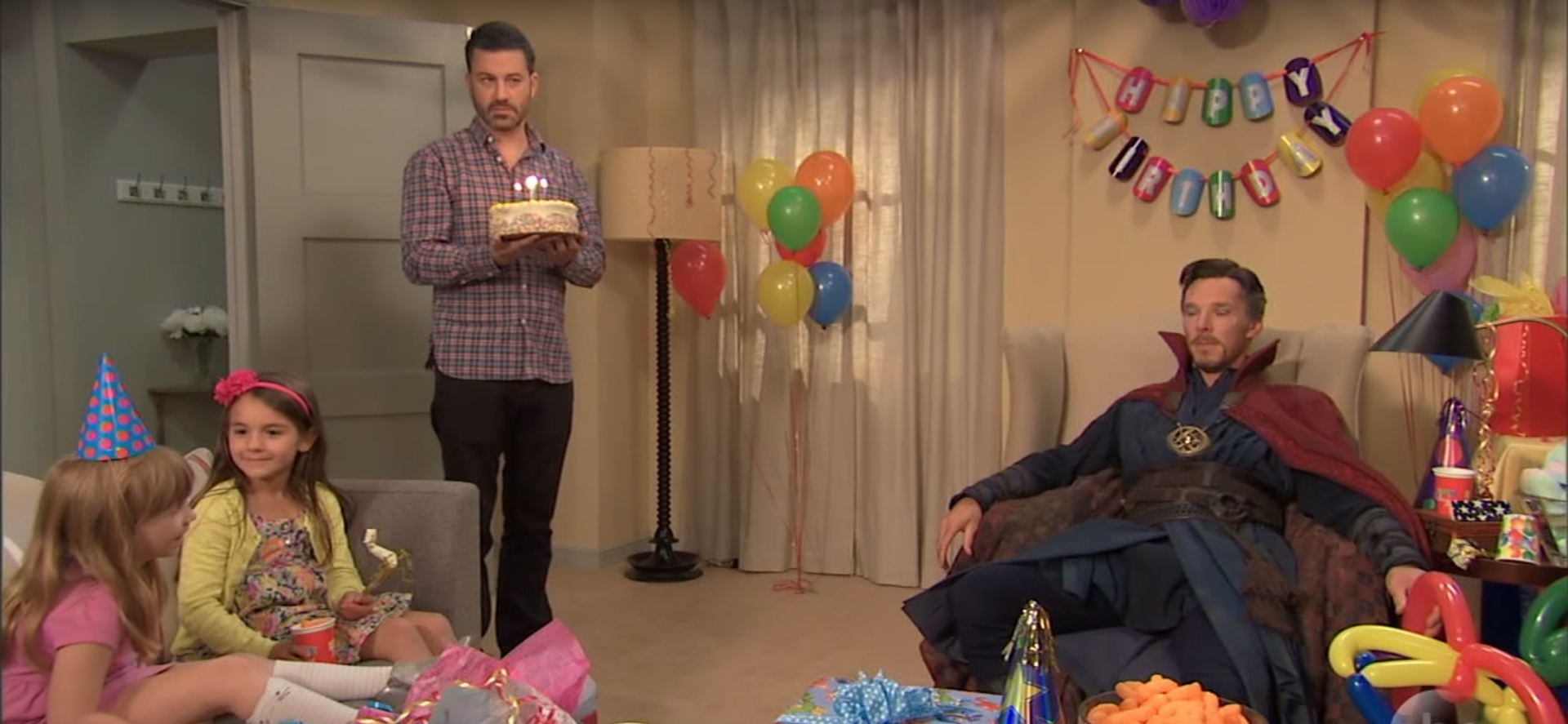 Doctor Strange alla festa di compleanno per bambini