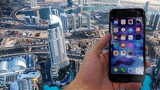 iPhone 7 Plus lanciato dal grattacielo più alto del mondo