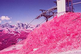 Le Dolomiti fotografate in Infrarosso