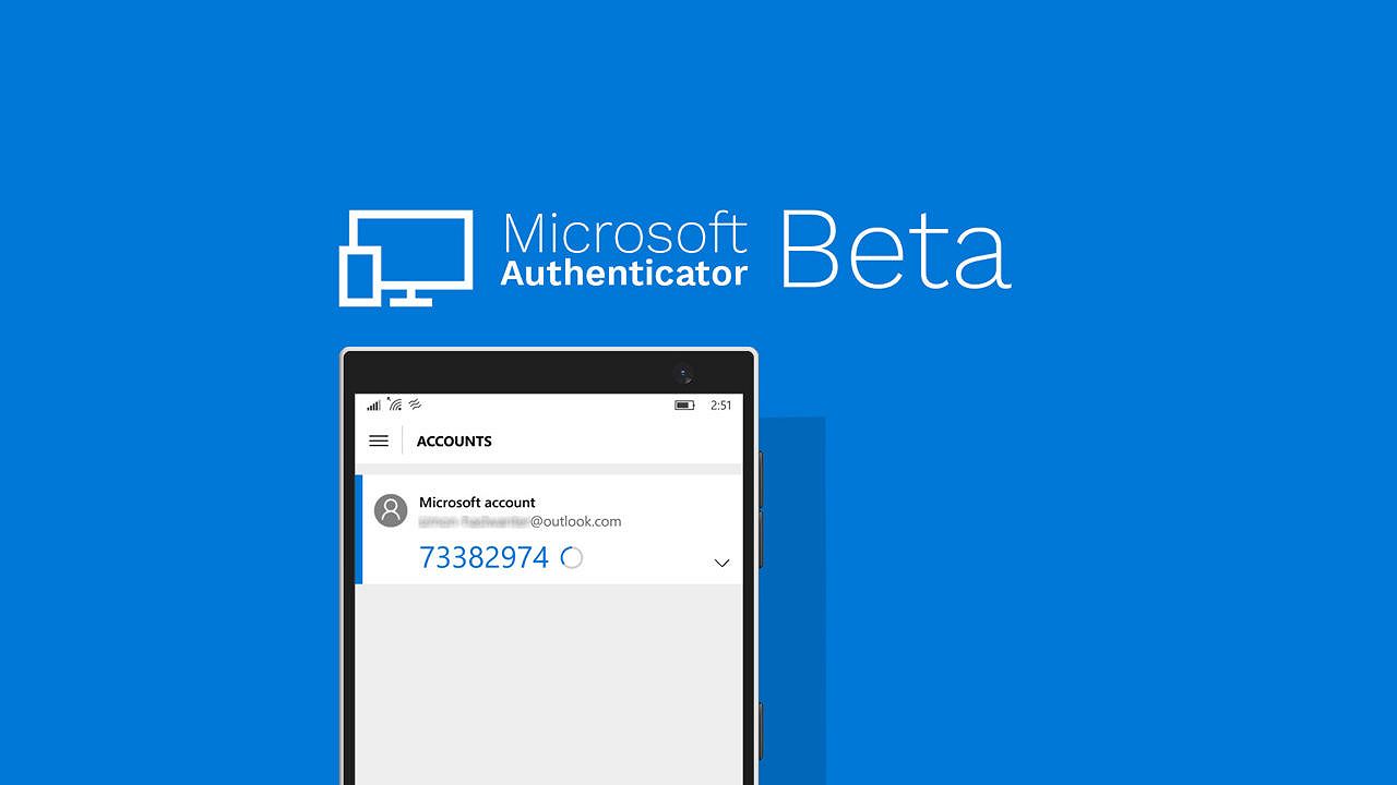 Microsoft Authenticator disponibile su Windows 10