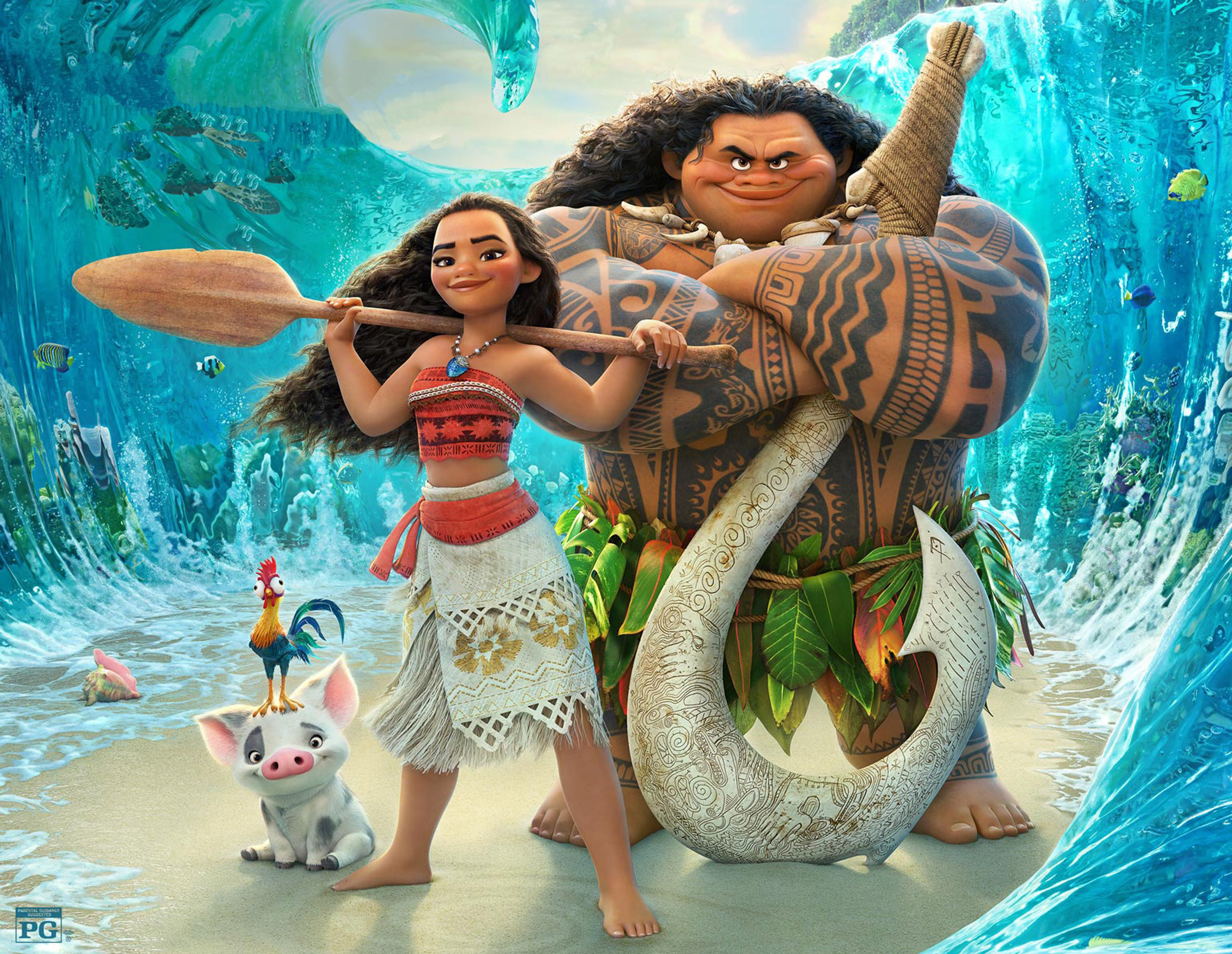 Oceania: il Natale a Tahiti della Disney