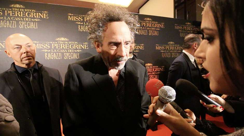 Miss Peregrine: il red carpet della premiere con Tim Burton