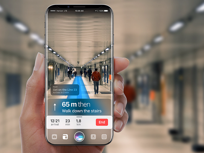 Il nuovo iPhone sfrutterà la realtà aumentata per dare un senso agli schermi edgeless