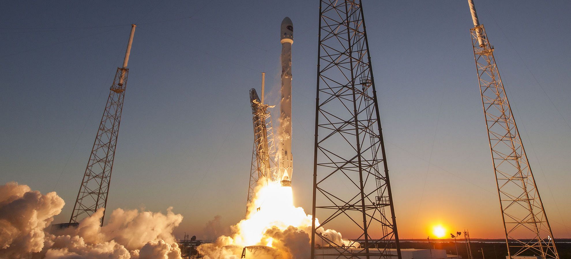 Il Falcon 9 torna dallo spazio su Instagram