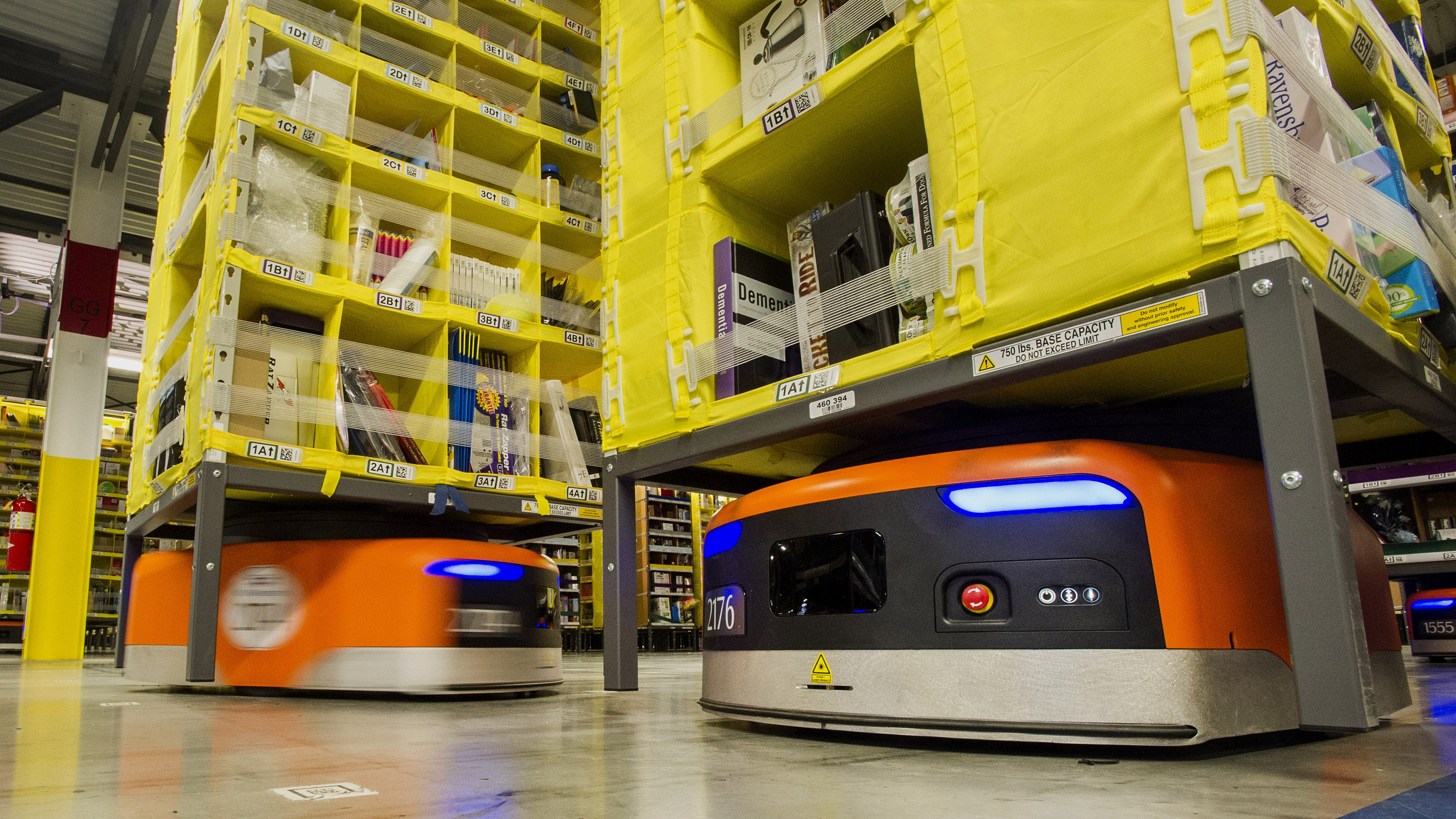 Il nuovo centro Amazon di Rieti sarà automatizzato con i nuovi robot Kiva