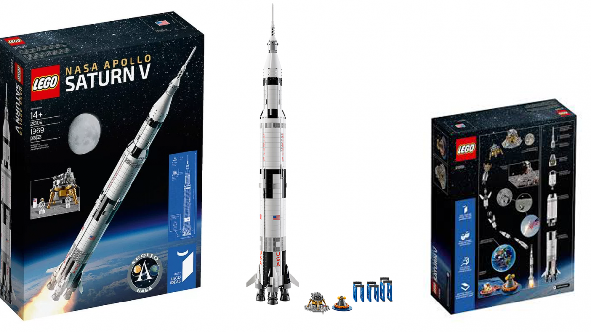 21309 NASA Apollo Saturn V: il nuovo Lego Ideas è alto un metro