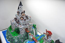 Diorama medioevale di Robin Hood in Lego