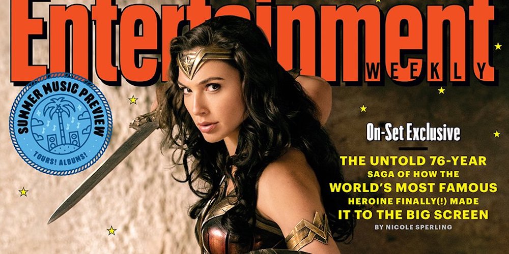La copertina di Entertainment Weekly con Wonder Woman