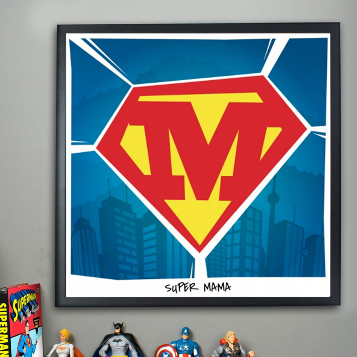 Poster Superman Personalizzabile