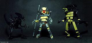 La famiglia Predalien LEGO al completo