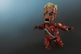 Baby Groot a grandezza naturale in LEGO