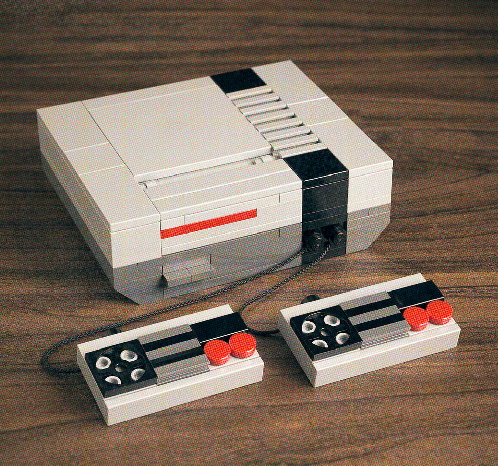 Nintendo NES dell'artista LEGO Chris McVeigh