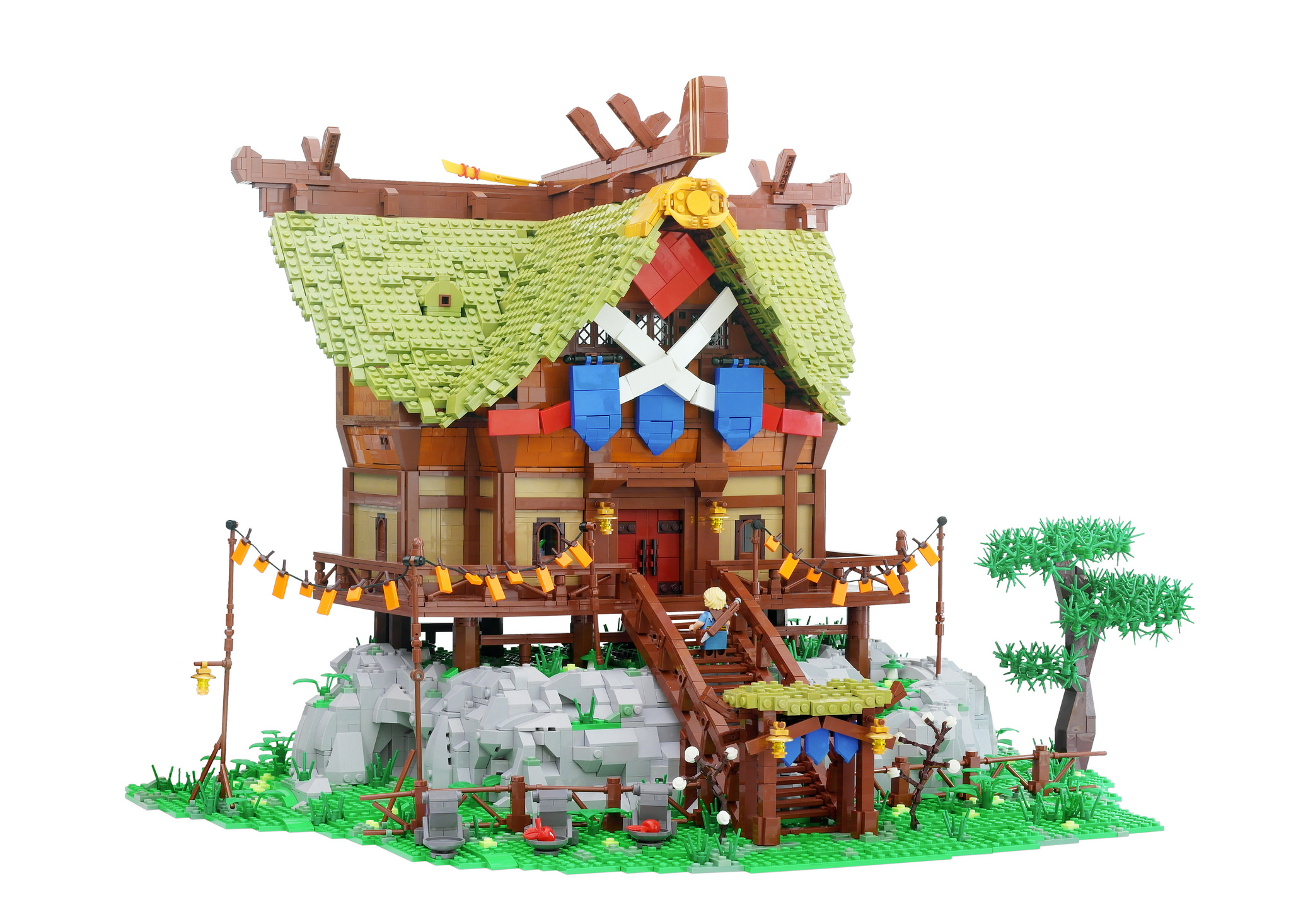 La casa Impa di Zelda: Breath of the Wild ricreata in LEGO