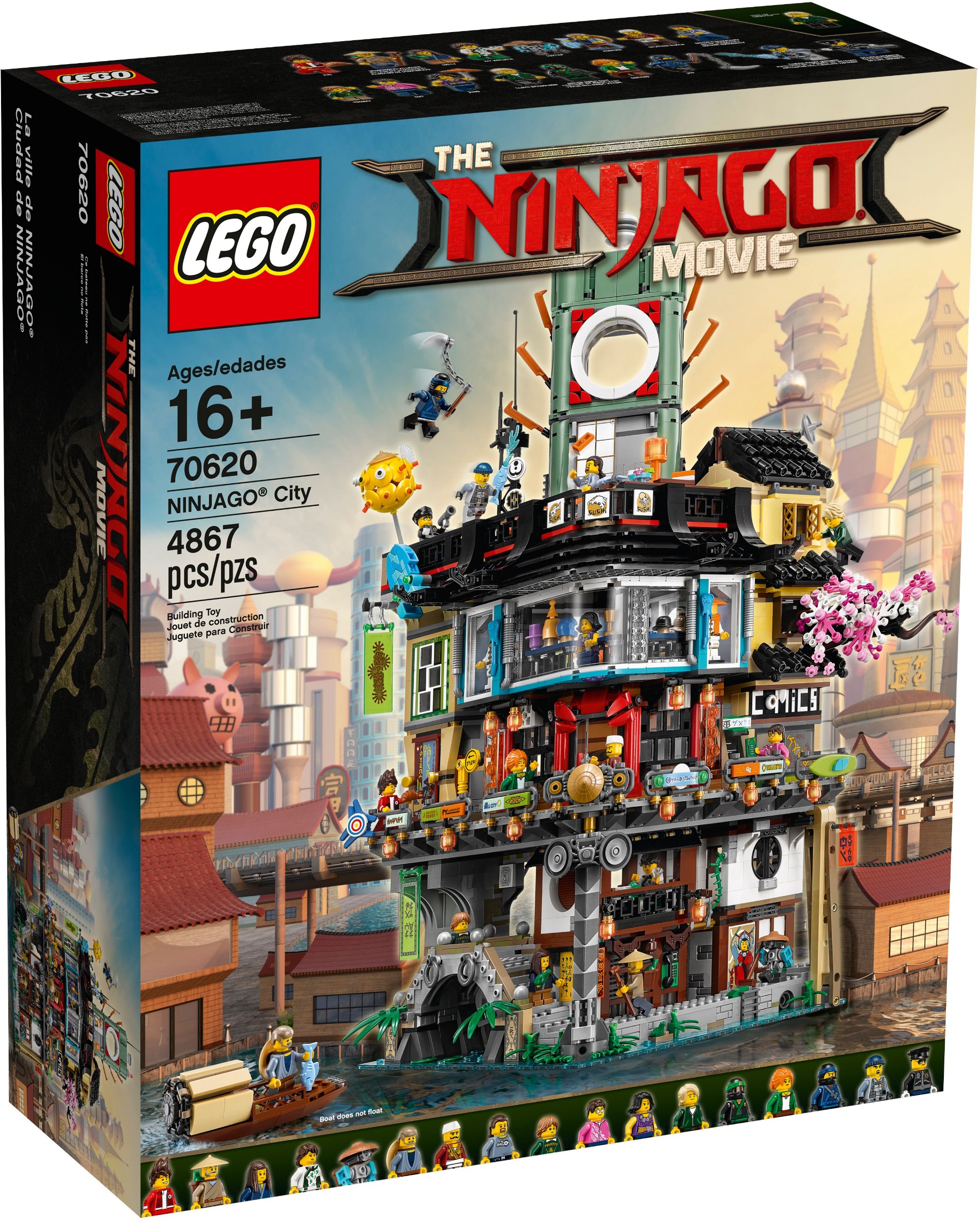 Svelato il set LEGO Ninjago City 70620 tratto dal film di prossima uscita