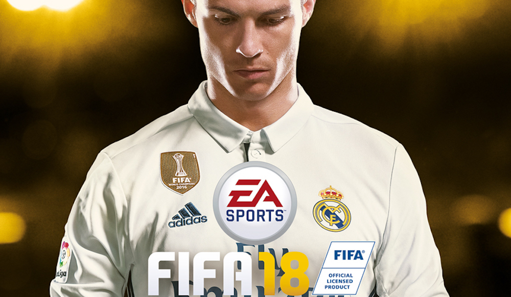 Cristiano Ronaldo sulla cover di FIFA 18