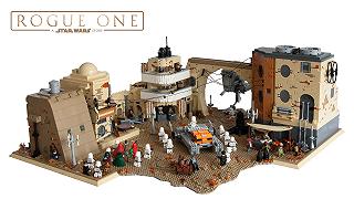 L’imboscata di Jedha riprodotta in LEGO