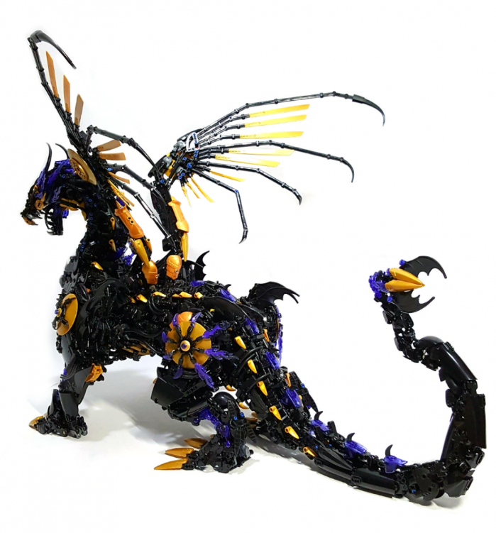 Un immenso dragone LEGO