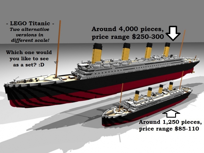 lego titanic
