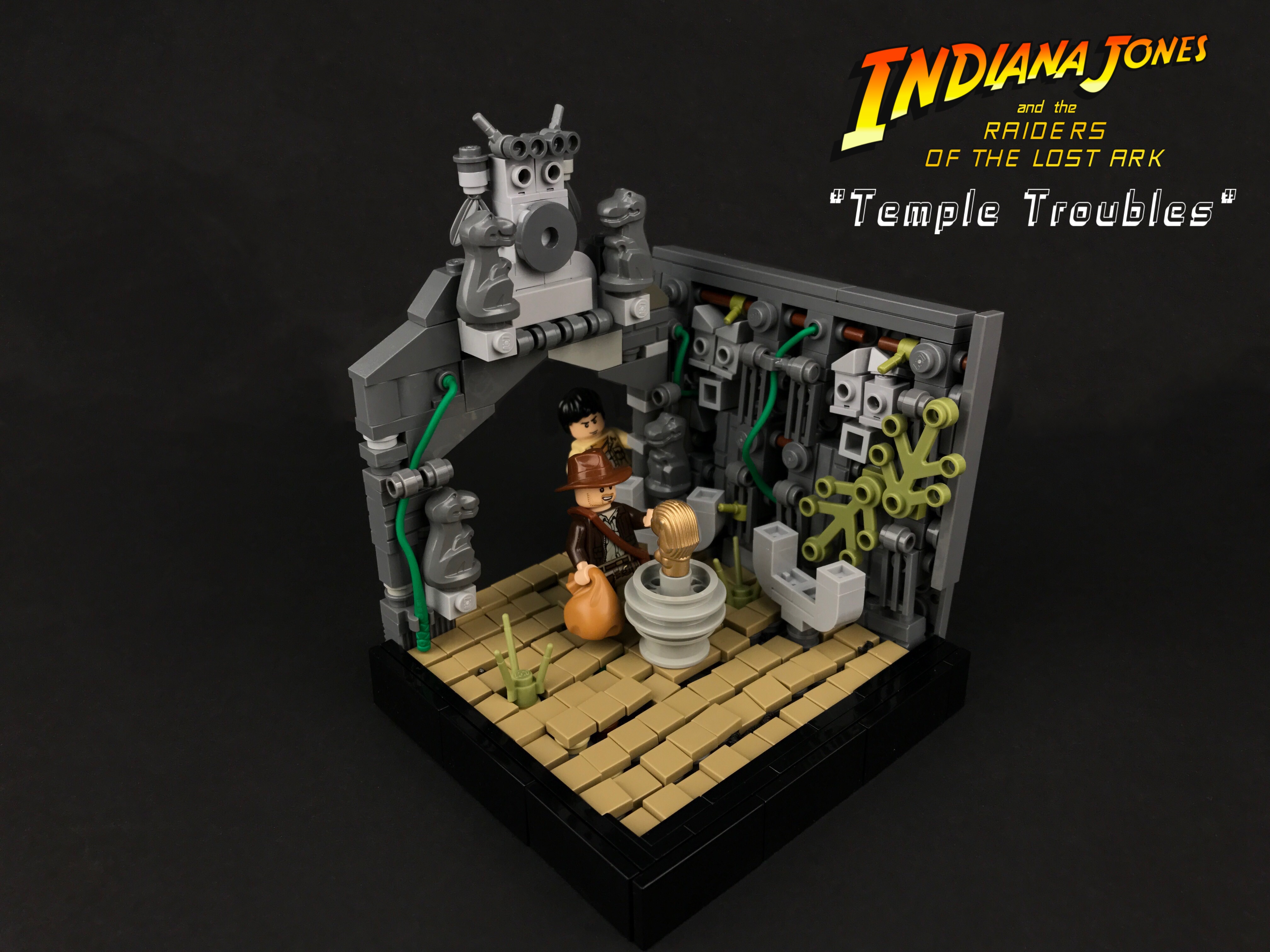 Alcune scene iconiche di Indiana Jones riprodotte in LEGO
