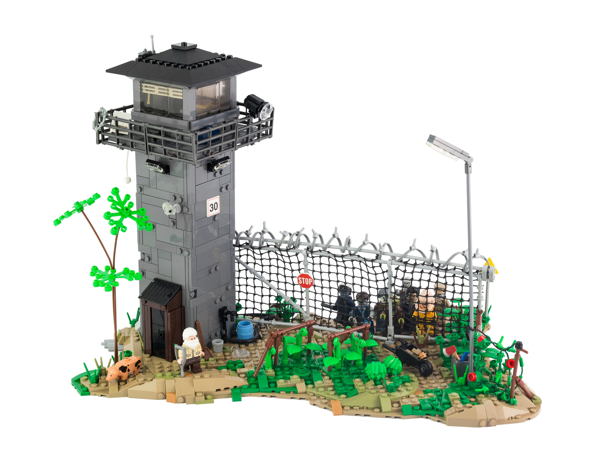 La prigione di The Walking Dead ricreata in LEGO