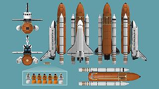 Lo Space Shuttle in scala col Saturn V raggiunge i 10000 voti su LEGO Ideas