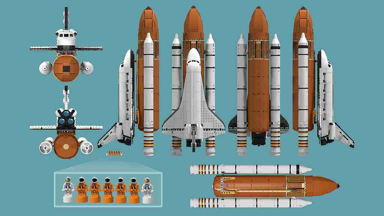 space shuttle lego ideas