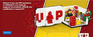 Punti VIP doppi e set LEGO omaggio se fate acquisti su LEGO Shop