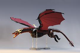 Drogon di Game of Thrones ricreato in LEGO